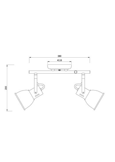 Спот Arte Lamp JOVI A1677PL-2WH, 2хE14