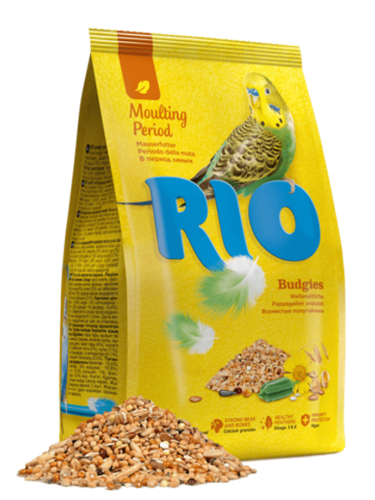 RIO (Рио) Корм для волнистых попугайчиков. Рацион в период линьки, 1000 г