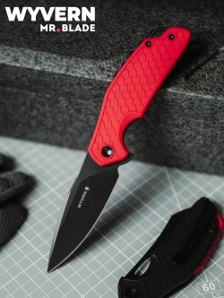 Нож cкладной Mr.Blade MB750 Wyvern (BSW, FRN Red)