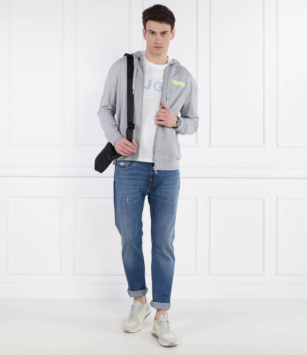 Худи Logo Jacket Hood Hugo Bodywear - серый(50514981)