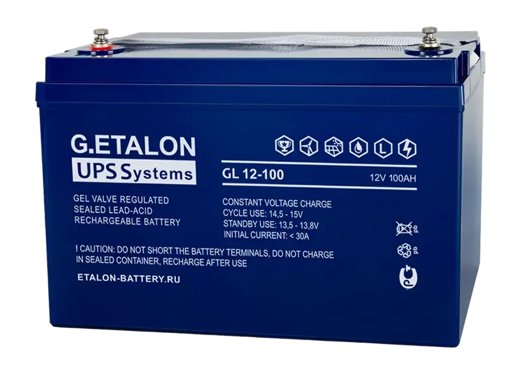 Аккумулятор G.ETALON GL 12-100 Аккумулятор G.ETALON GL 12-100