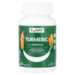 YumVs, куркума с BioPerine®, 60 капсул