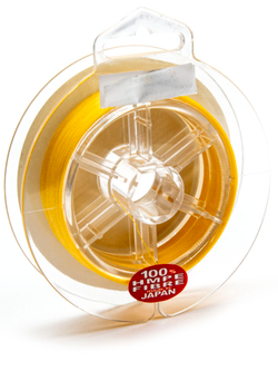 Леска плетёная WFT KG PLASMA Yellow 150 м, 0,08 мм