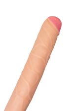 Фаллоимитатор RealStick Brutal Castor двусторонний телесный 56 cм