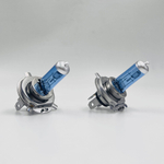 Лампа H4 Super White 12V 60/55W галогеновая 4500К белый свет комплект 2шт + 2 лампы 21/5W