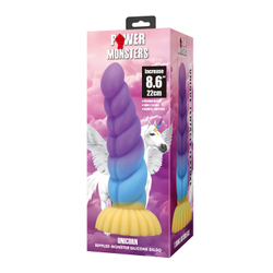 Power Monsters Unicorn - Фаллоимитатор на присоске, 22 см