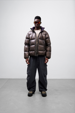 Куртка Nothomme Blue Ultra-Lightweight Water-Repellent Down Jacket "Dark Gray"