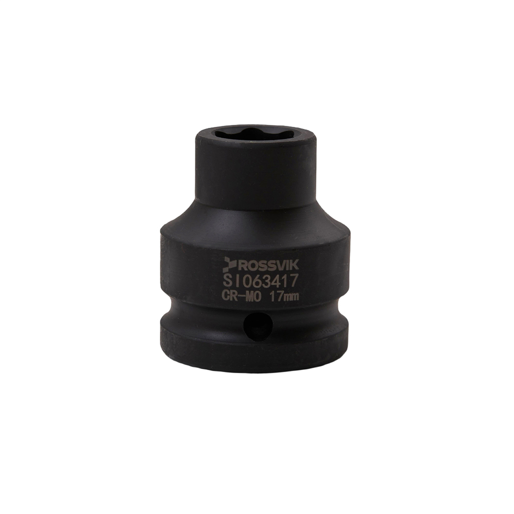 SI063417 Головка торцевая ударная 6-гранная ROSSVIK 3/4", 17мм