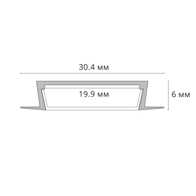 Профиль для ленты Arte Lamp INTEGRATION A300605R