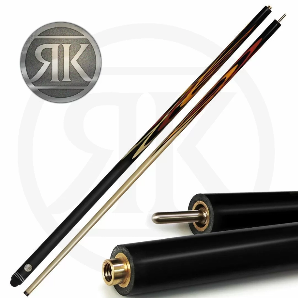 Кий Коралл, черный граб/красный граб /белый граб, 16-запилов, 2PC