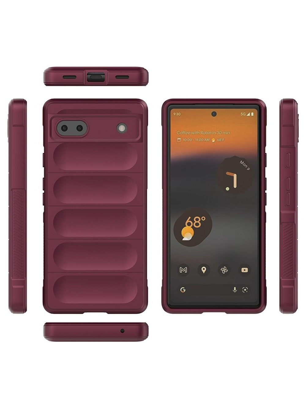 Противоударный чехол Flexible Case для Google Pixel 6A