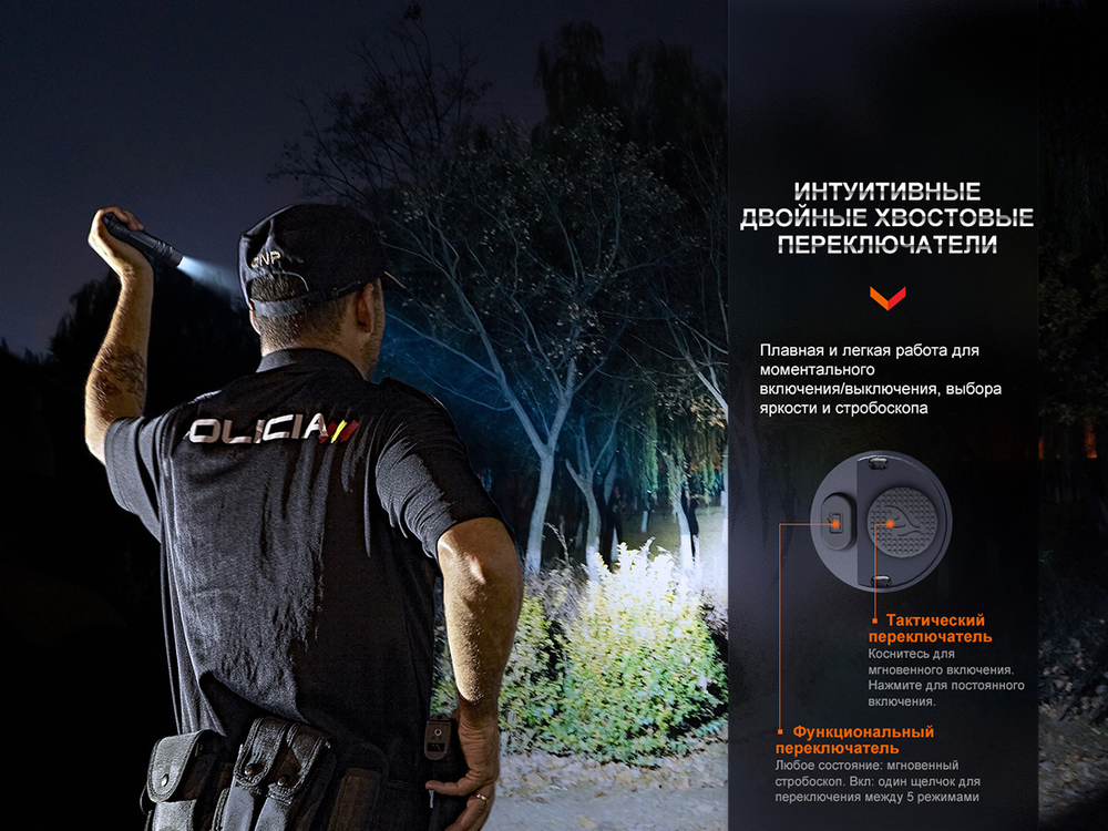 Тактический фонарь Fenix PD36R Pro, PD36RPRO