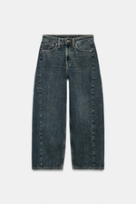ДЖИНСЫ RELAXED СО СРЕДНЕЙ ПОСАДКОЙ — ZW COLLECTION — ZARA