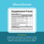 Natural Factors, WomenSense®, MenoSense®, средство для поддержки в период менопаузы, 90 вегетарианских капсул