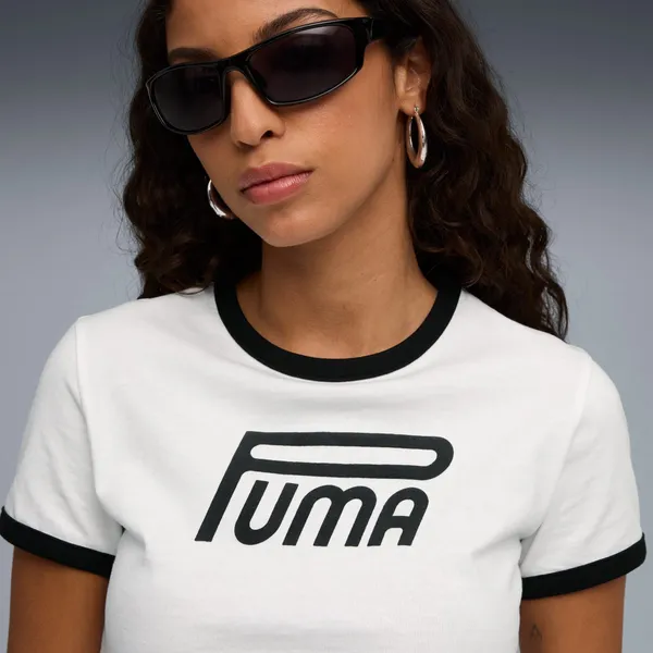 Футболка женская Puma FUTURE.PUMA.ARCHIVE Graphic Slim Tee