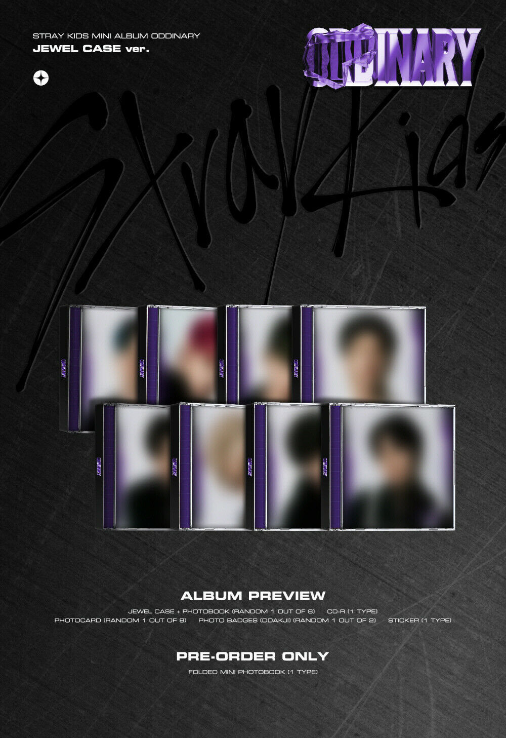 Альбом STRAY KIDS - ODDINARY [Jewel Case ver.] (Сынмин)