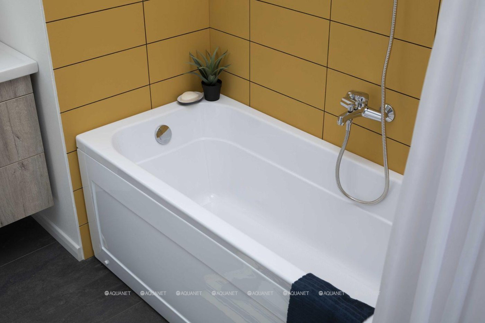Акриловая ванна Aquanet (Акванет) West NEW 170x70 с каркасом