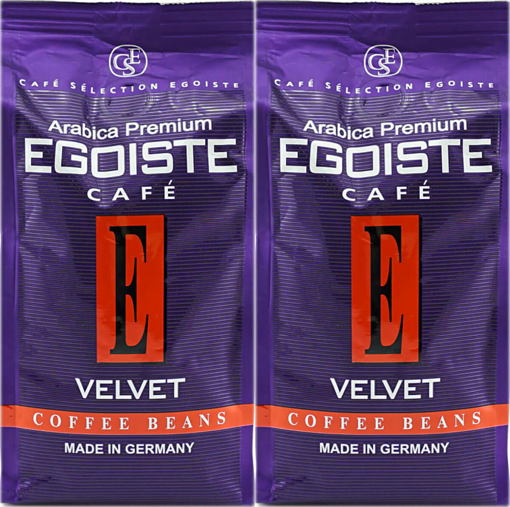 кофе в зернах Egoiste Velvet, 200 г (Эгоист) х 2 шт