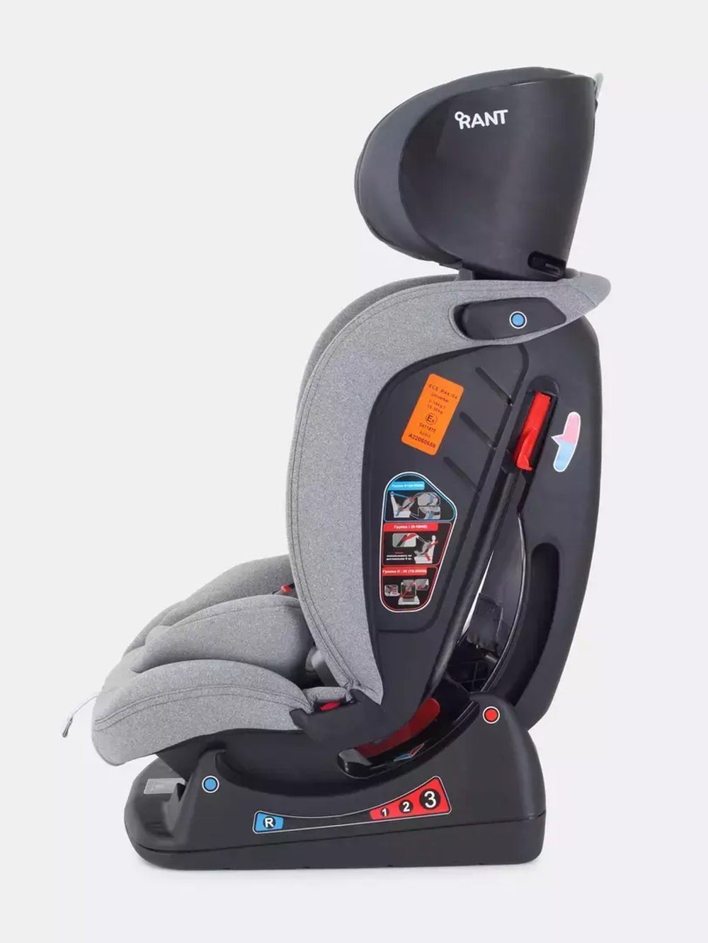 Автокресло RANT AY913 "MATRIX" Active Line (Grey) группа 0+-1-2-3  (0-36 кг)