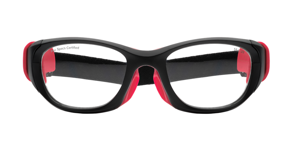 Спортивные очки с диоптриями Rec Specs / Rs-51 / Matte Black / Red / подростковые старше 10 лет