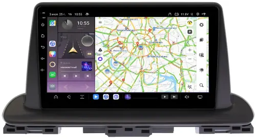 Магнитола для KIA Cerato 4 2018+ - Kuberg QLed, Android 13, Быстрейшая, CarPlay, SIM-слот