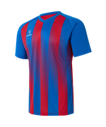 Футболка игровая Jogel Camp Striped Jersey-K, красный R2/синий Z2