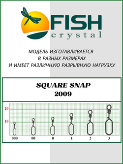 Застежка рыболовная Square Snap 2009 №3