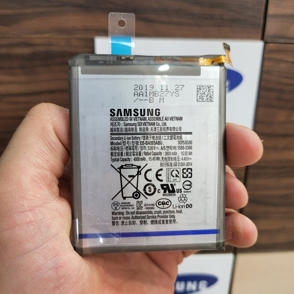 Аккумулятор Samsung A50 оригинал 100%