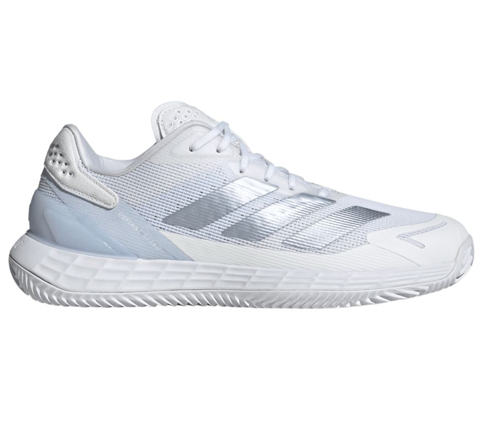 Женские теннисные кроссовки Adidas Defiant Speed 2 W Clay — white/crystal sky/core black