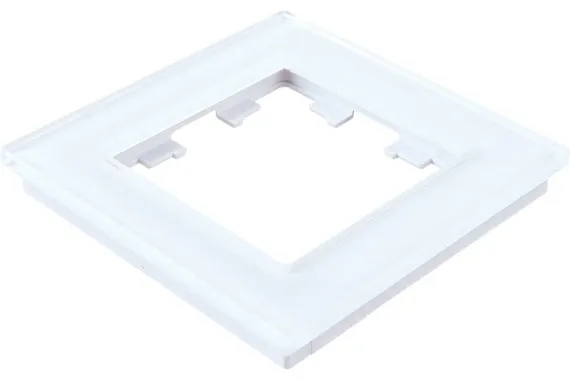 Рамка Systeme Electric ATLASDESIGN Nature 1-постовая стекло белая 38649