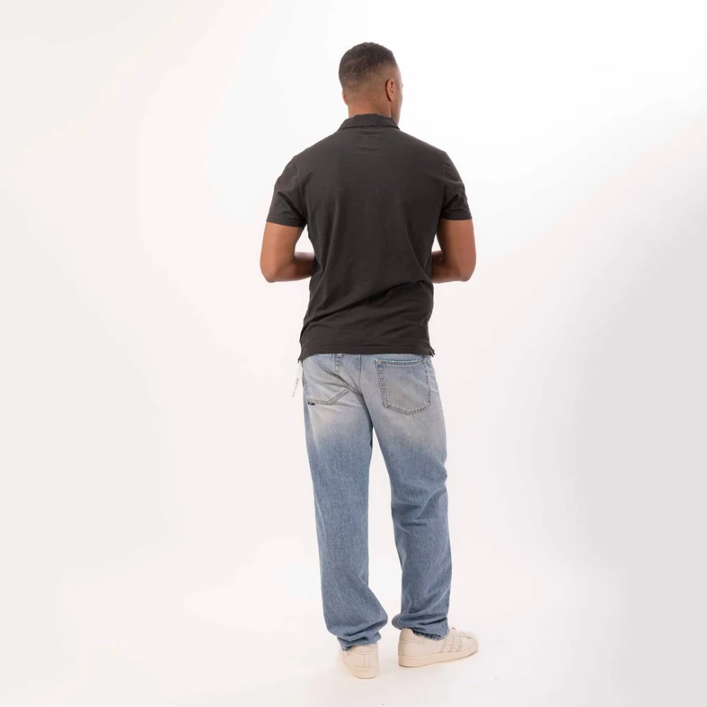 Поло однотонное Bowery NYC Soft Jersey Pirate Black