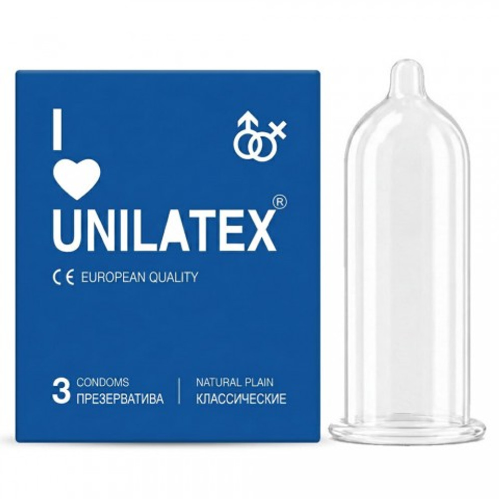 Презервативы Unilatex Natural Plain/классические, 3 шт
