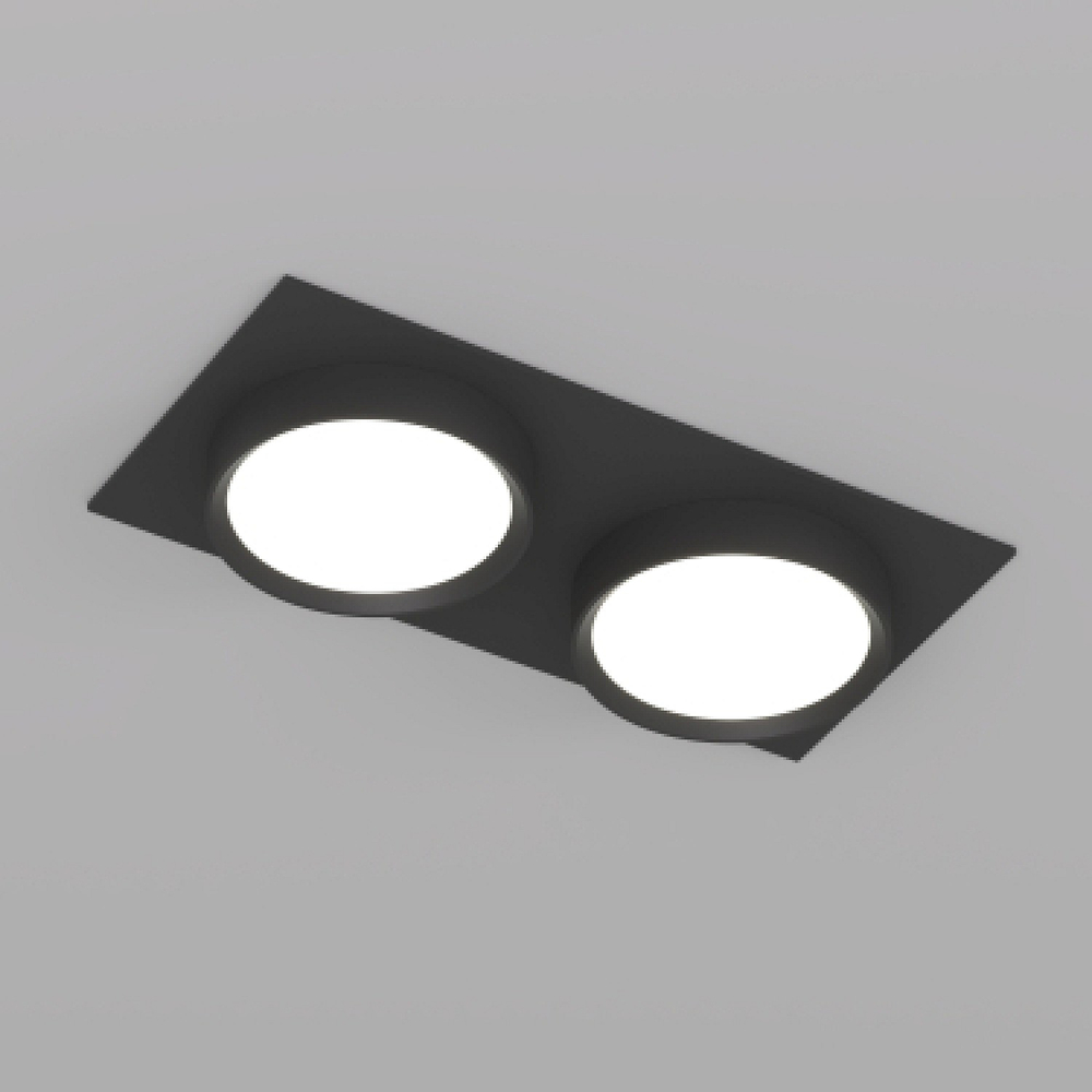 Встраиваемый светильник Denkirs FLAT DK2092-BK