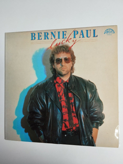 Винтажная виниловая пластинка LP Bernie Paul Lucky (Чехословакия 1987)