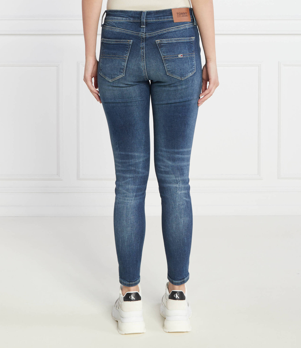 Джинсы NORA MR SKN Tommy Jeans - темно-синий(DW0DW16039)