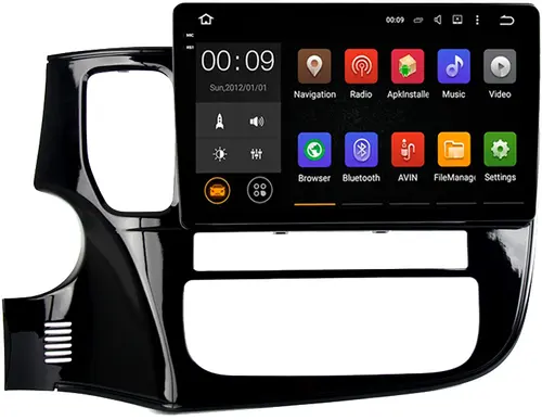 Магнитола для Mitsubishi Outlander 3 2012-2022 - AIROC 2K RX-2607 Android 13, Быстрая, QLed+2K, CarPlay, SIM-слот