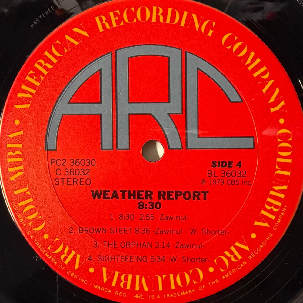 Weather Report – 8:30 2LP (США 1979г.)