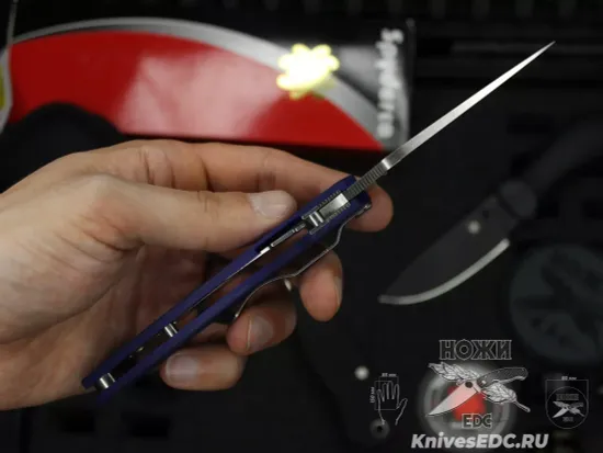 Нож складной Spyderco Paramilitary 2 C81GPDBL2 c клинком из стали CPM-S110V, рукоять G10