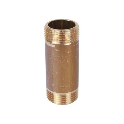 Удлинитель резьбовой STOUT SFT 0062 - 1" длина 80 мм (НР/НР, латунь без покрытия)