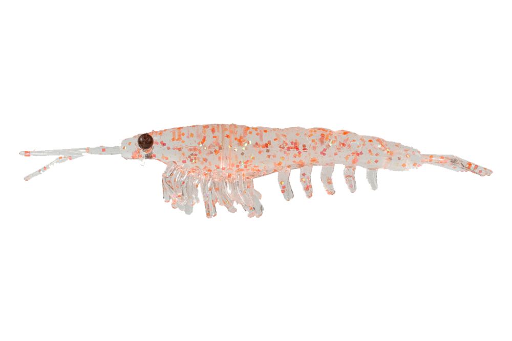 Приманка NIKKO Okiami Shrimp L 58мм #Orange Glitter