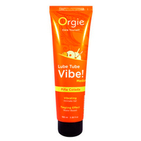 Гель с эффектом вибрации и ароматом коктейля пина колада Orgie Lube Tube Vibe Medium Pina Colada 100мл