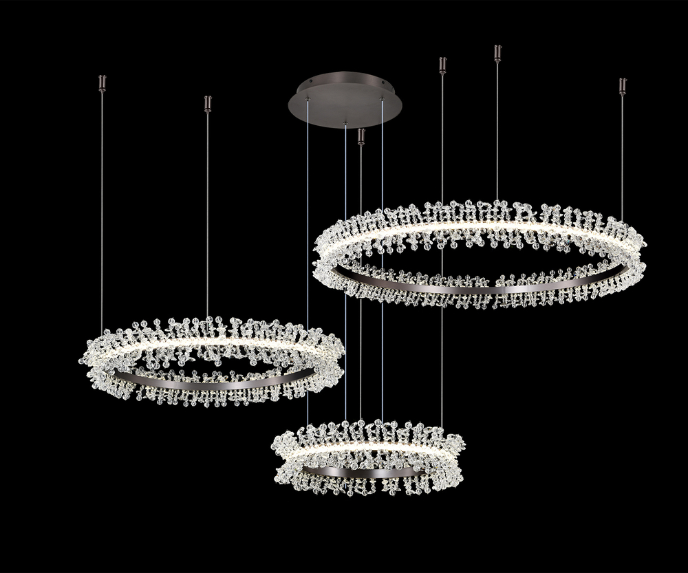 Подвесная светодиодная люстра Kink Light Лаура 08246,12PA