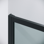 Душевой уголок Grossman Cosmo 140х80 120.K33.02.1480.21.00 профиль Черный матовый стекло прозрачное