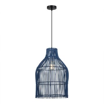Светильник подвесной 1*E27 SL1513.403.01 чёрный/синий Cesta ST-Luce