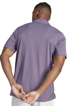 Мужское теннисное поло Adidas Club 3-Stripes Polo - Фиолетовый