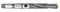 Корпус сверла со сменными пластинами Karnasch 9,5-11,0×60,3 мм, КМ2, ISO 296, арт. 22.1030.00603.0095
