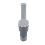 Гофра 1 1/2"*40*50 (1450мм) GW12145 без гайки ИНКОПЛАСТ