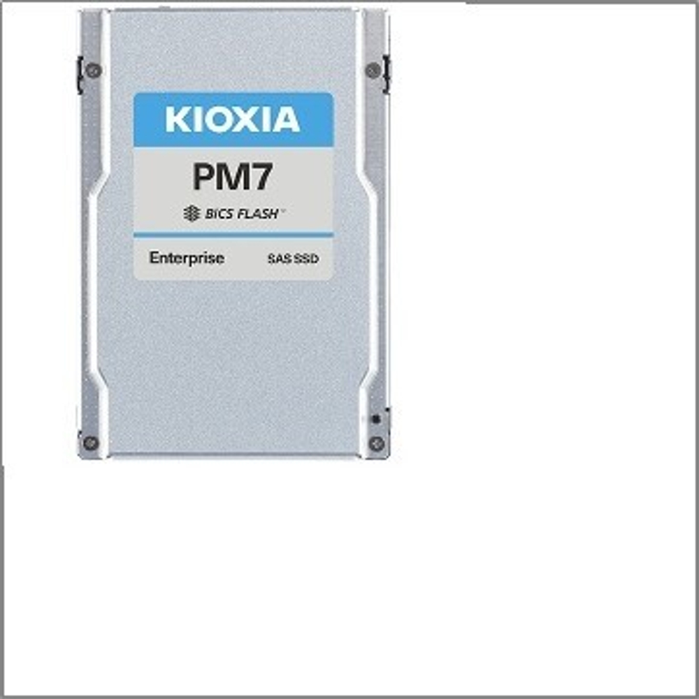 Накопитель SSD KIOXIA 2.5 (U2 15mm) Enterprise PM7-V, 3,2 TB, SAS 24Gb/s, 4200MB/s/3400MB/s, 112-layer BiCS FLASH, SED, 3 DWPD (KPM7VVUG3T20) KPM7VVUG3T20