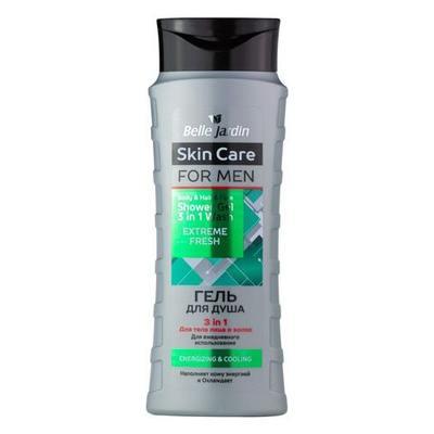 B.J. Skin Care for men Extreme Fresh Гель для душа 3в1, 420мл*24
