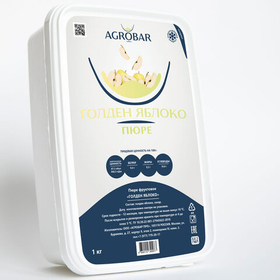 Пюре Яблоко  AGROBAR 1 кг.